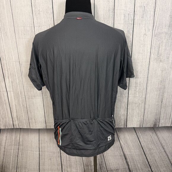 Bontager Profilia Men's XXL Gray Fitted Full Zip Cycling Jersey - Picture 4 of 7